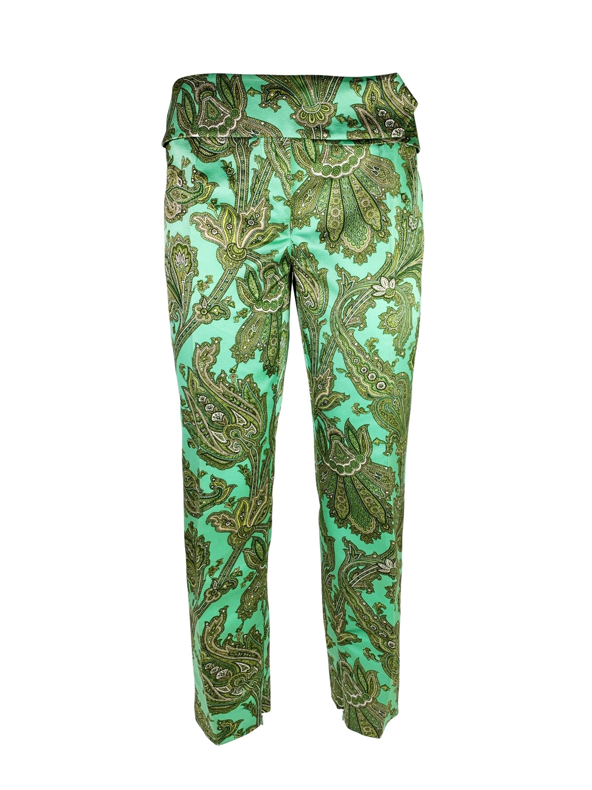 Dolce & Gabbana SS 2000 runway paisley print trousers