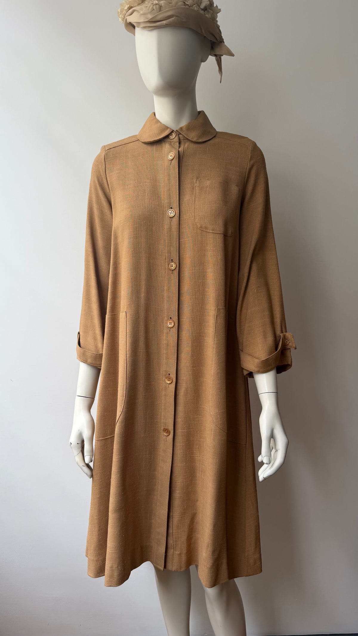 Christian Dior 1960’s raw silk summer coat