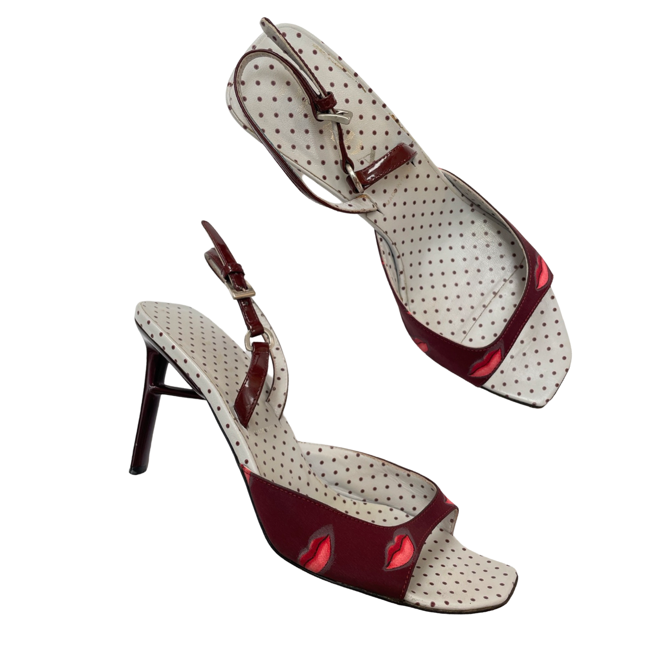 Prada SS2000 lipprint open courts 37 IT