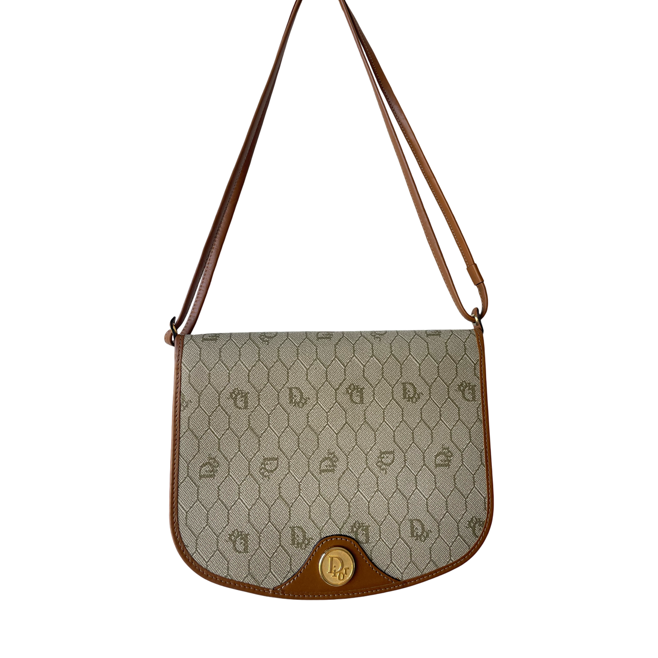 Dior honeycomb vintage shoulder bag cross-body