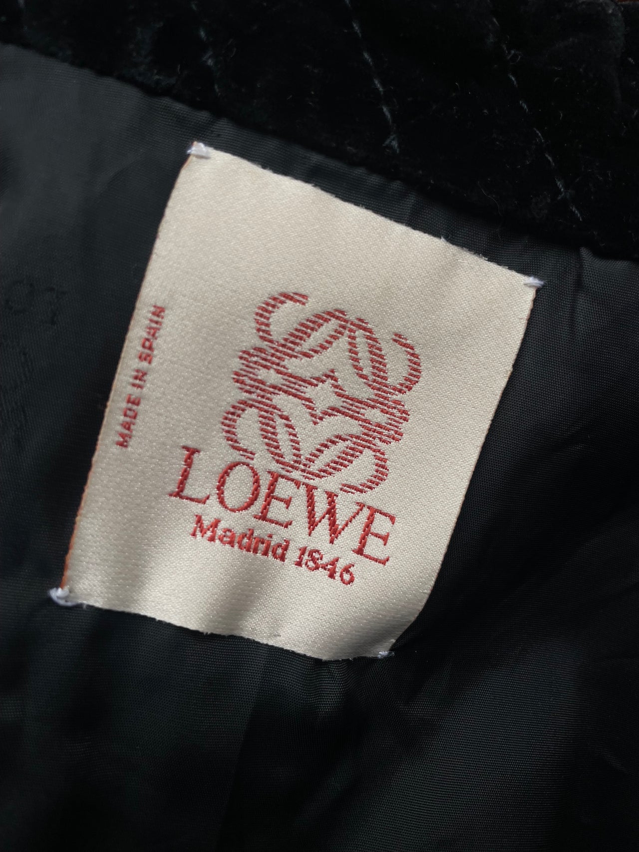 Loewe vintage 1980-90’s leather jacket