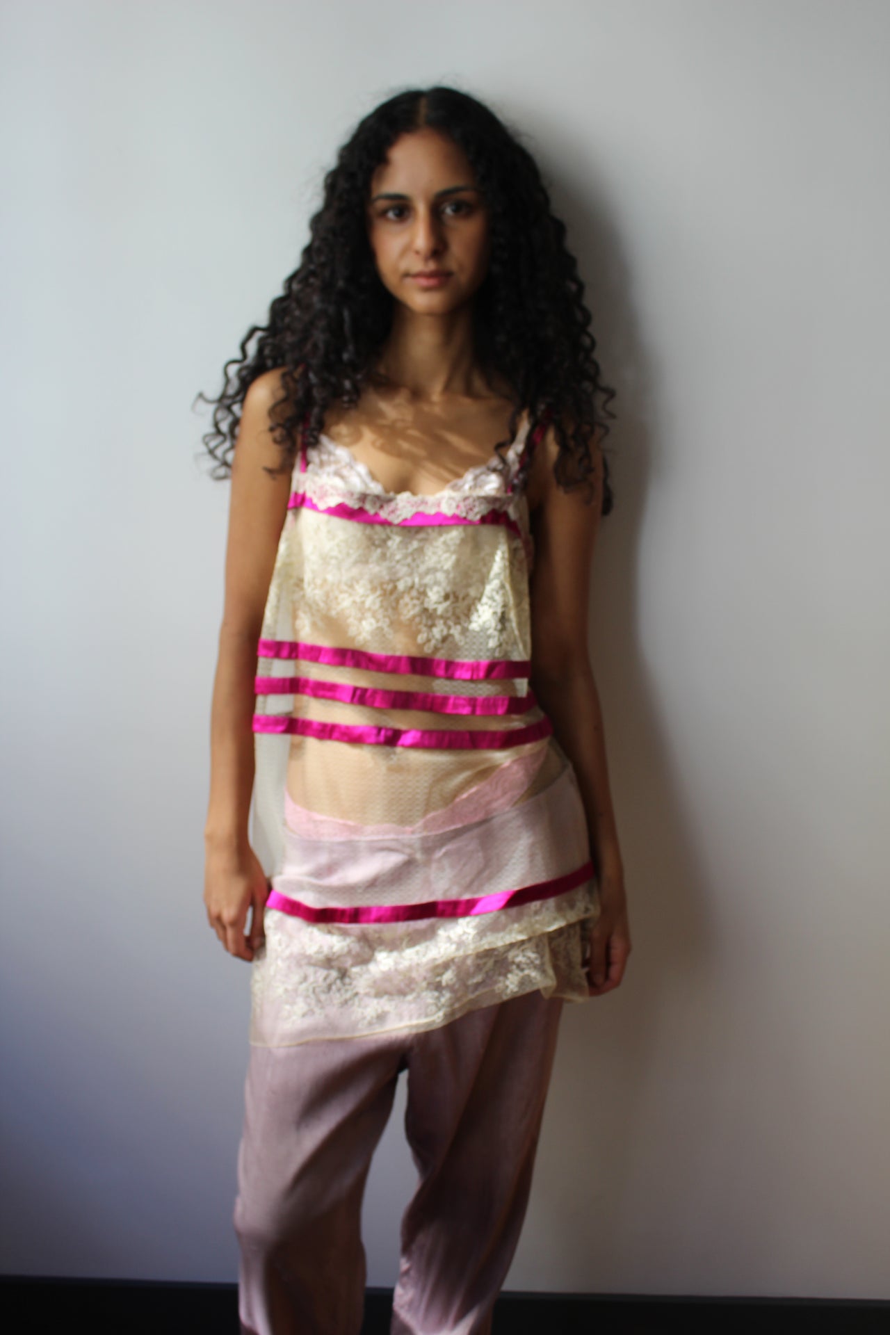 La Perla lace slip dress