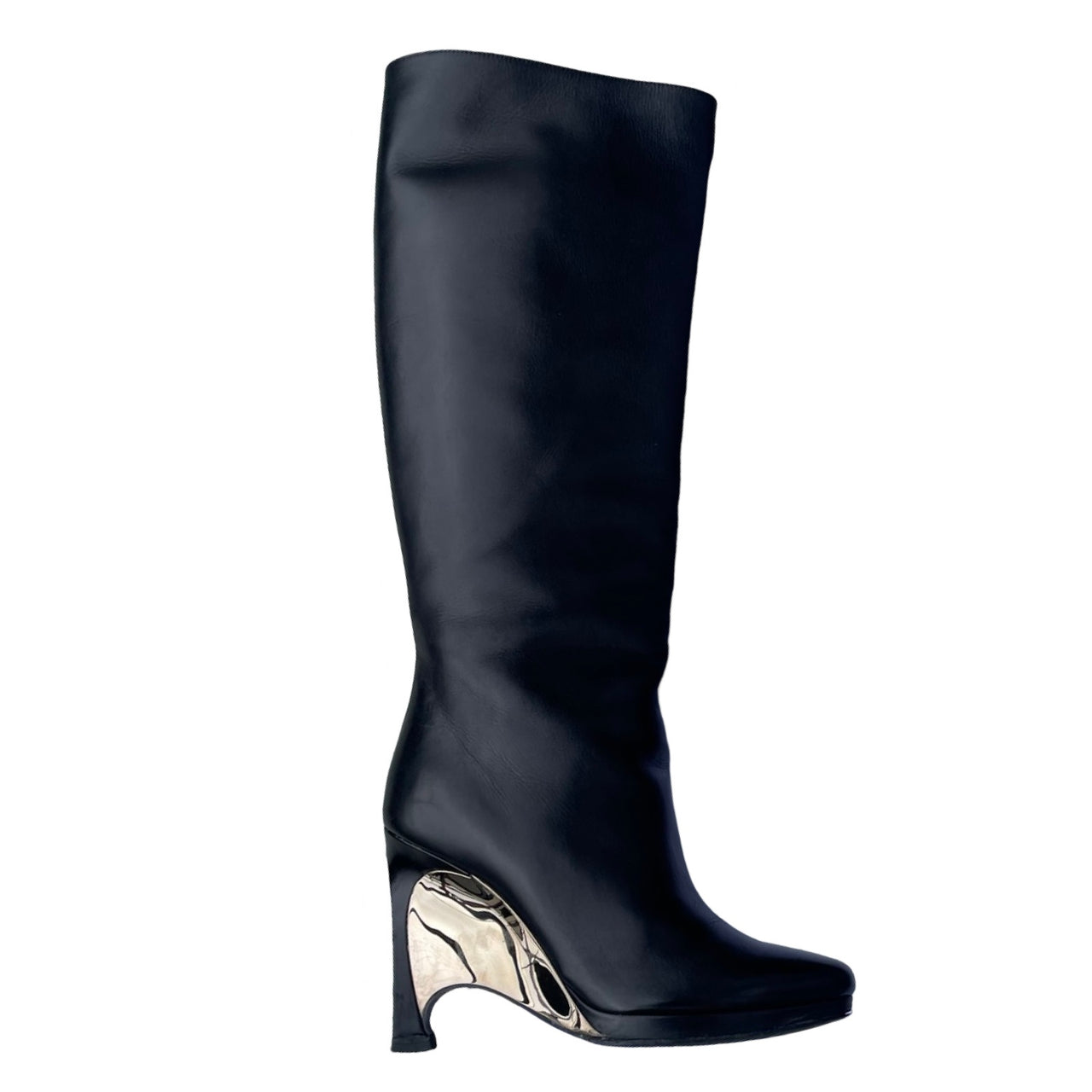 Dior AW2014 mirror wedge boots by Raf Simons 37
