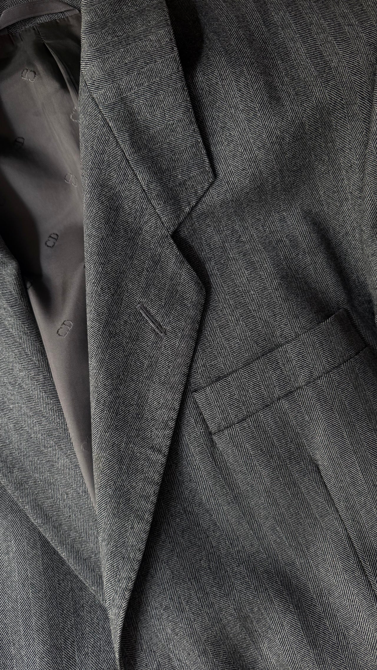 Dior 1980’s chevron wool blazer
