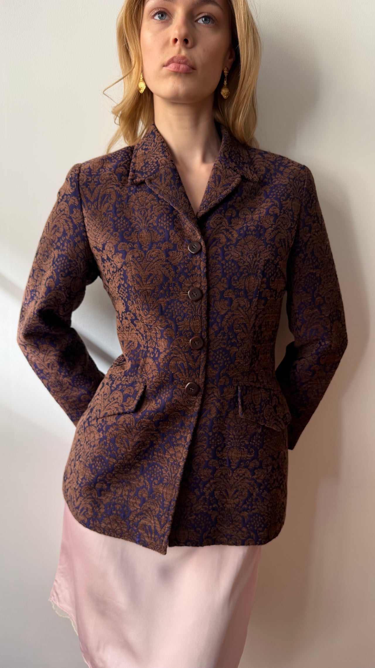 Kenzo Jungle 1990’s jacquard jacket XS