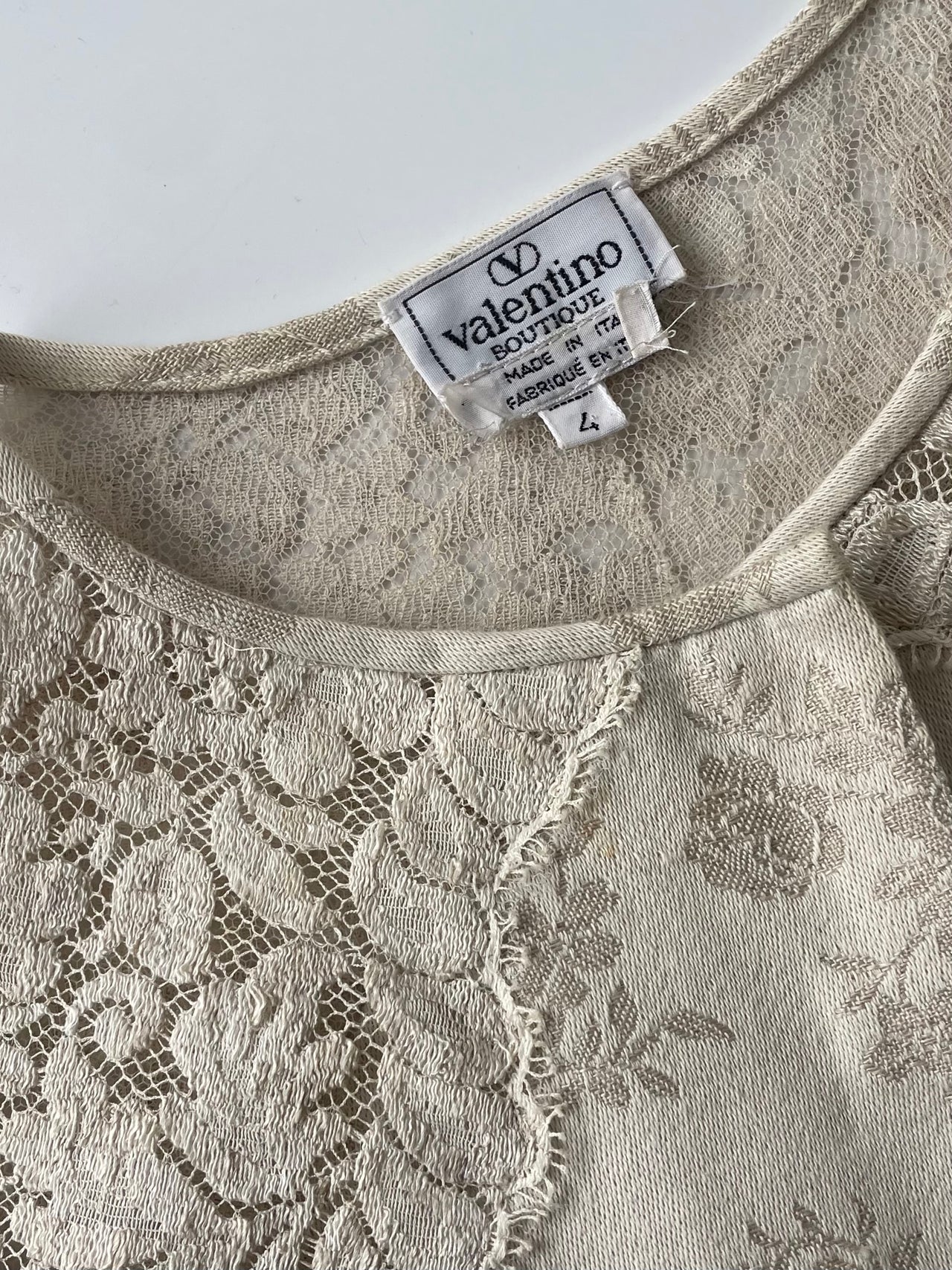 Valentino vintage lace-detailed peplum jacket