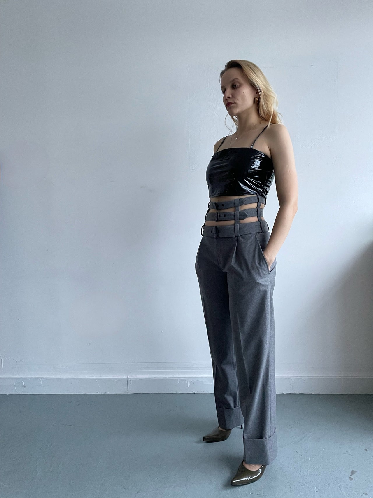 Jean Paul Gaultier Triple Waistband Trousers