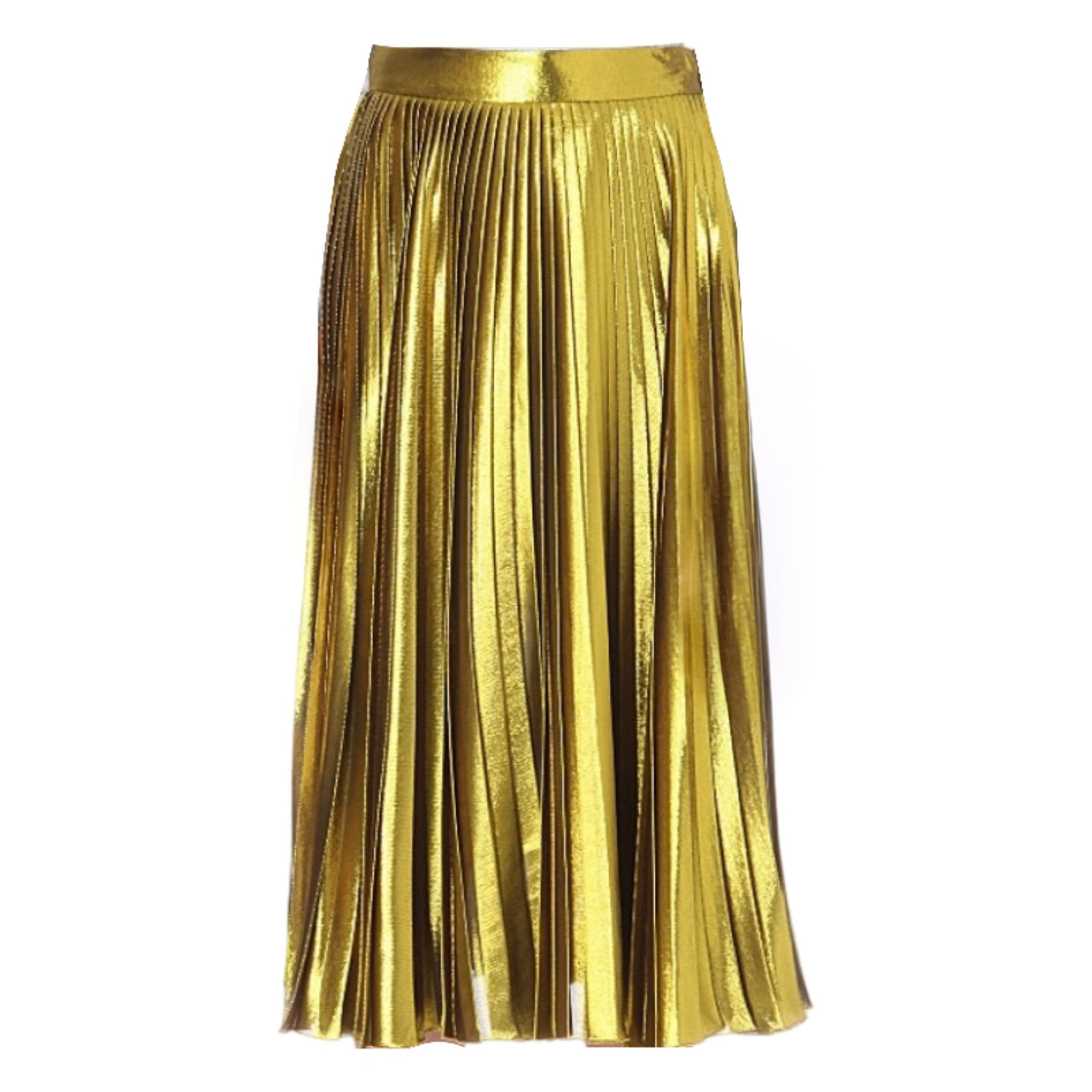 Gucci 2016 Resort Runaway Golden Pleated Skirt