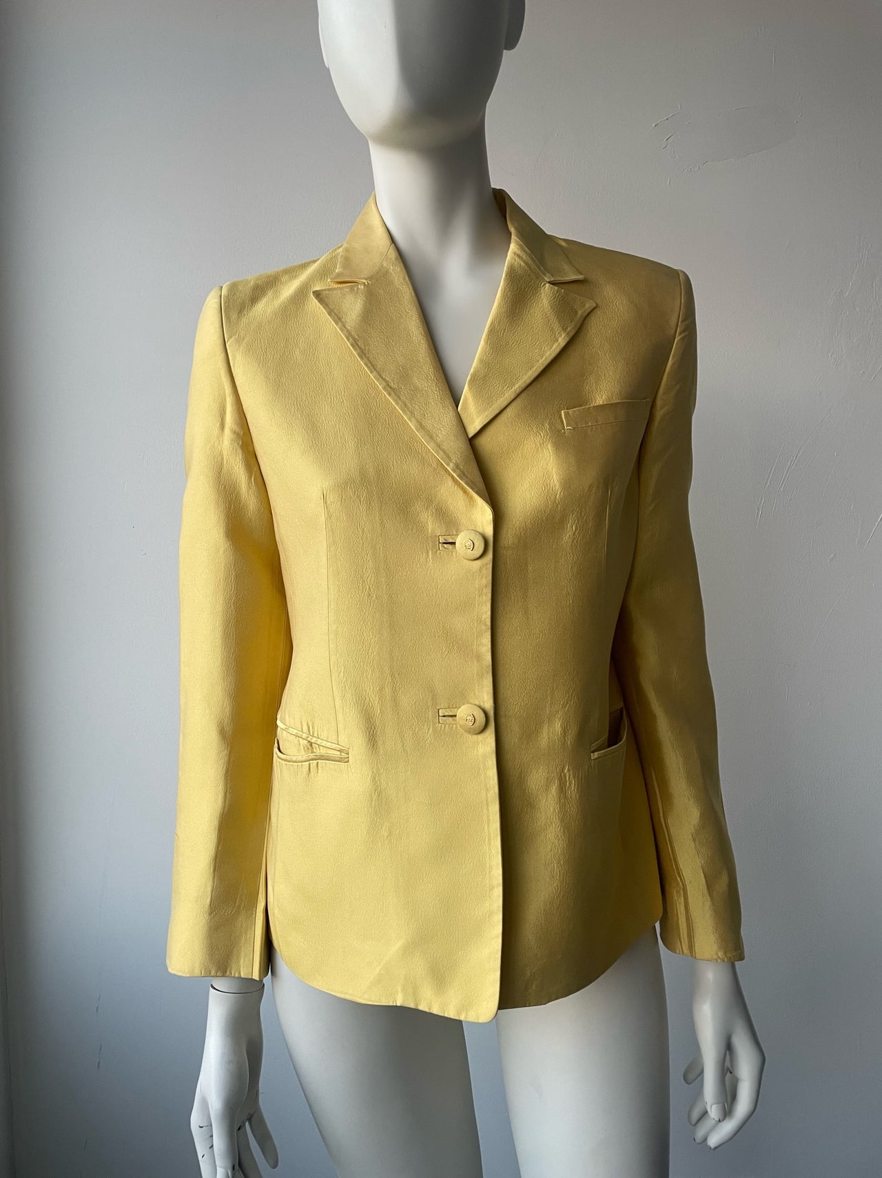 Gianni Versace Bright Yellow Blazer