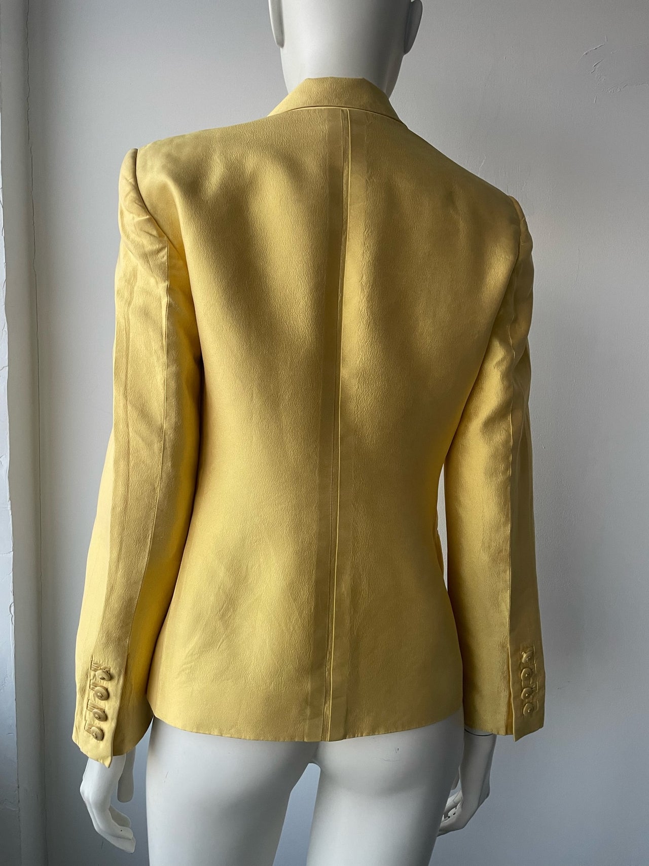 Gianni Versace Bright Yellow Blazer