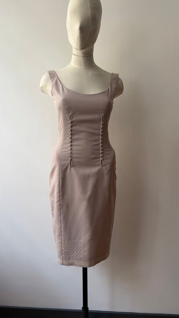 John Galliano late 90’s cocktail wool dress