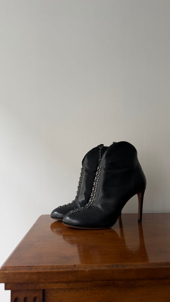 Azzedine Alaia Hook and Eye ankle boots Alaïa