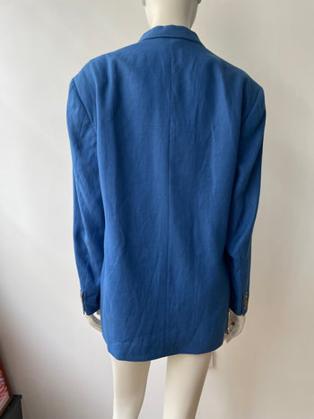 Christian Dior vintage blue linen blazer