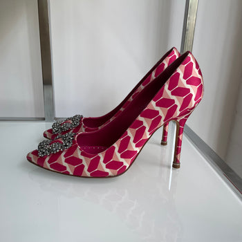Manolo Blahnik Hangisi Cosmopolitan Pink 39.5