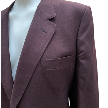 Dior Monsieur burgundy wool blazer