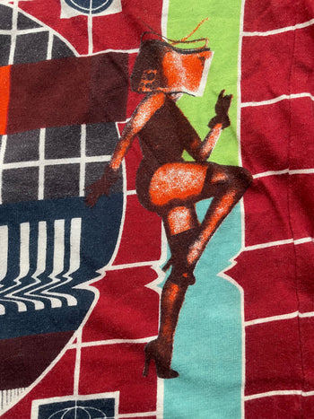 Jean Paul Gaultier vintage 1994 ‘TV Test’ print top