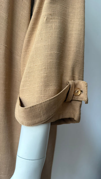 Christian Dior 1960’s raw silk summer coat