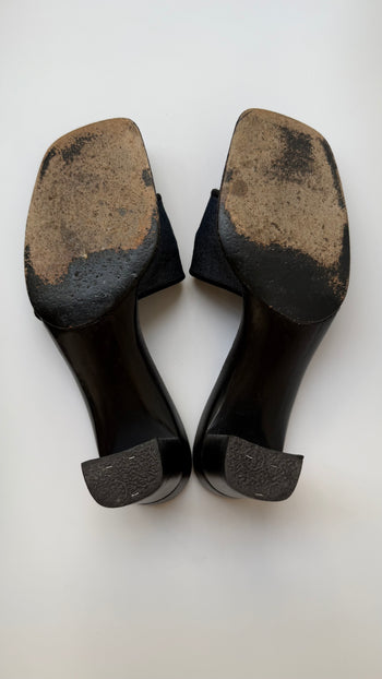Chanel 90’s denim mules