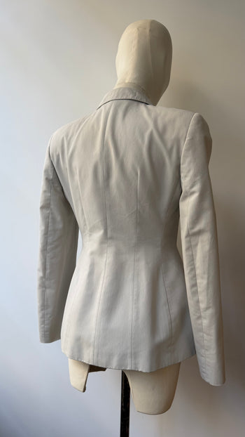 Prada late 90’s structured double breasted cotton blazer