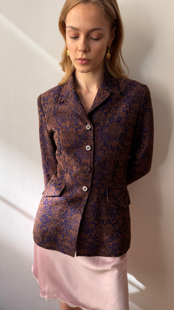 Kenzo Jungle 1990’s jacquard jacket XS