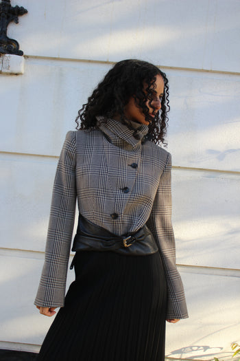 Armani Collezioni high-neck jacket