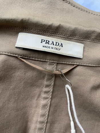 Prada vintage Safari style cotton jacket 44IT