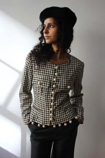Lolita Lempicka vintage houndstooth jacket