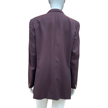 Dior Monsieur burgundy wool blazer