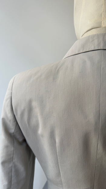 Prada late 90’s structured double breasted cotton blazer