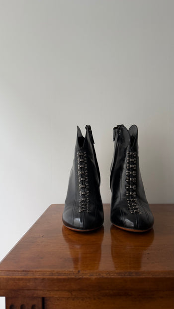 Azzedine Alaia Hook and Eye ankle boots Alaïa