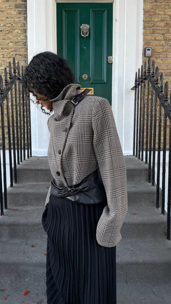 Armani Collezioni high-neck jacket