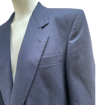 Yves Saint Laurent navy wool blazer