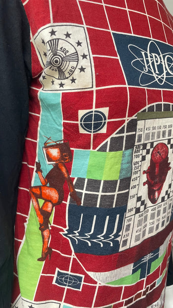 Jean Paul Gaultier 1994 TV Test print top