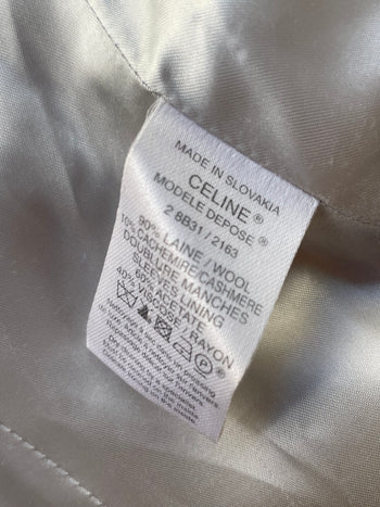 Celine AW 2008 runway ecru coat by Ivana Omazic