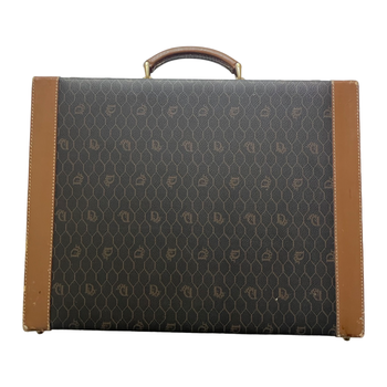 Dior vintage honeycomb monogram briefcase 1980s