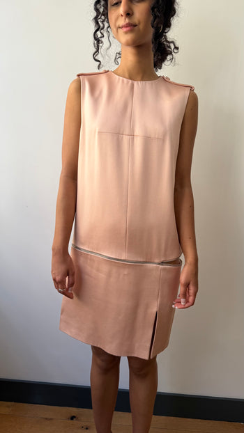 Alexander McQueen all-round zip sleeveless dress