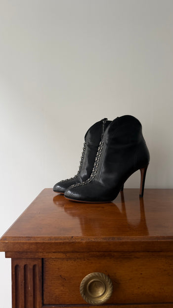 Azzedine Alaia Hook and Eye ankle boots Alaïa