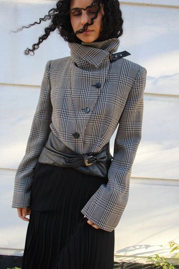 Armani Collezioni high-neck jacket