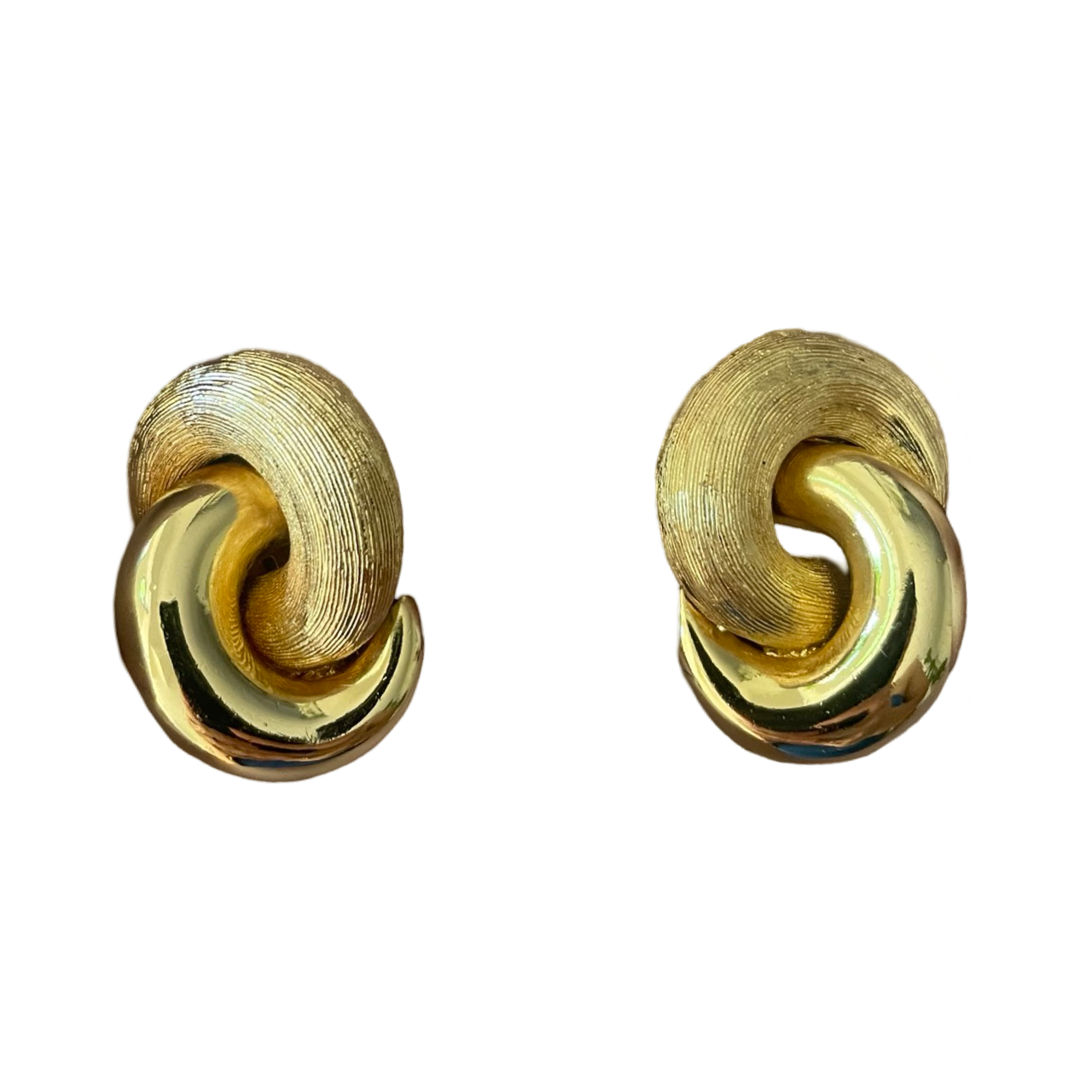 Dior 80’s Knot clip-on earrings