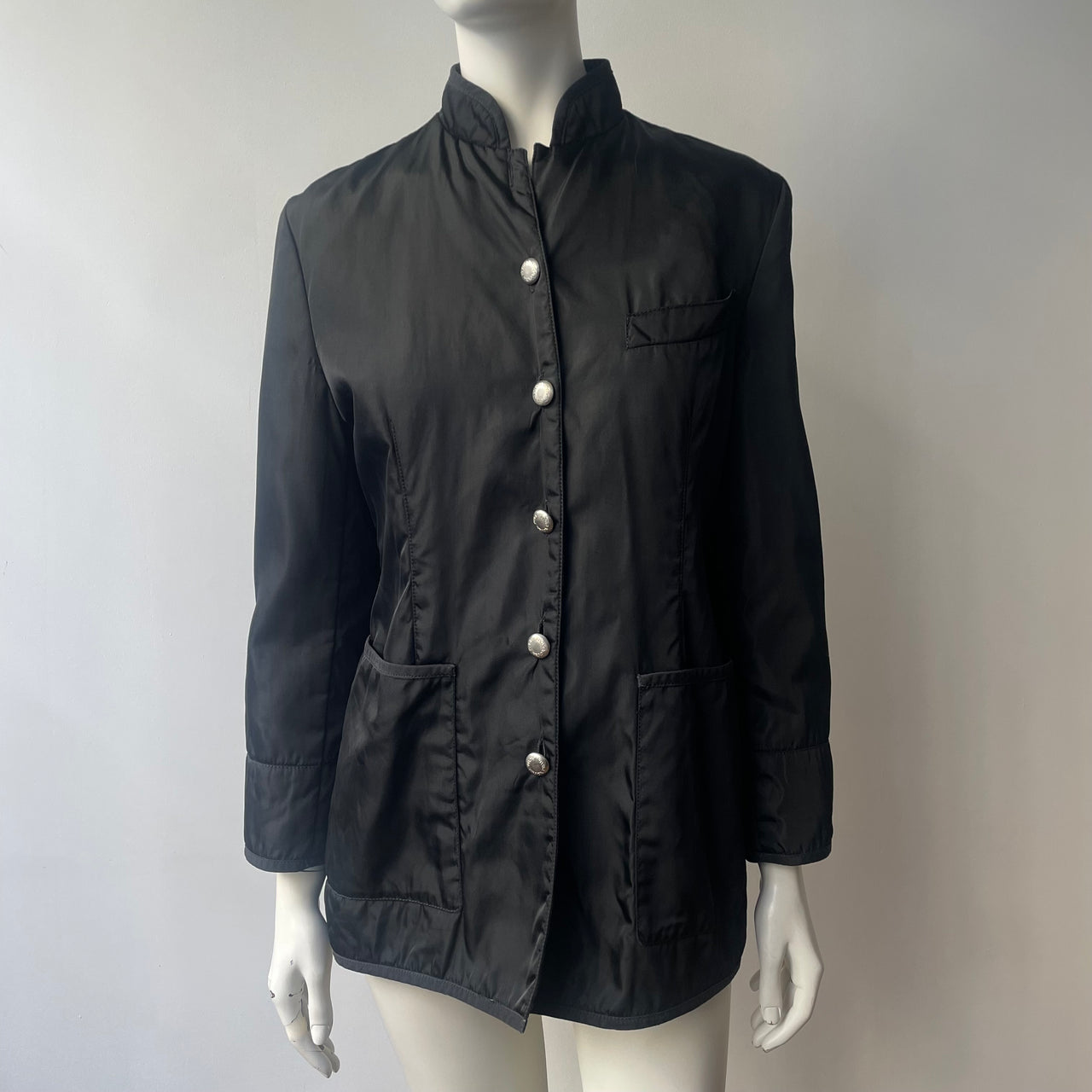 Prada A/W 1994 runway button-up nylon jacket