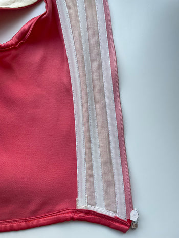 Vivienne Westwood S/S1992 ‘Statue of Liberty’ pink satin boned corset