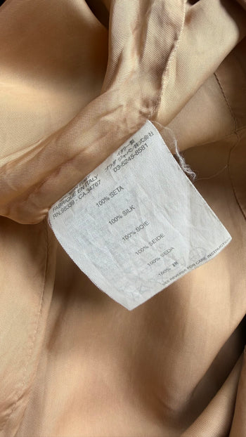 Prada FW2008 printed silk dress