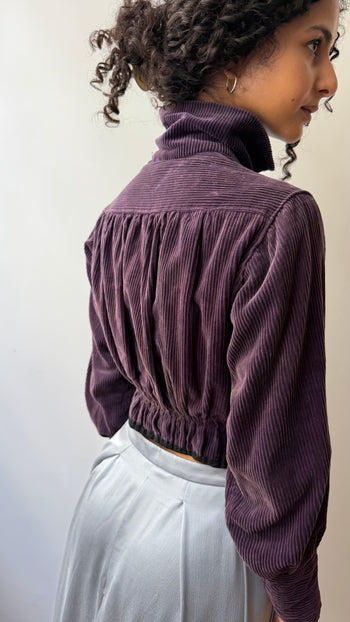Antique purple corduroy jacket