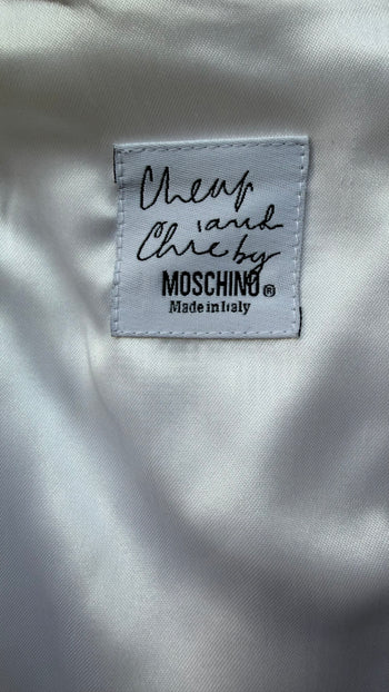 Moschino white bustier vest top XS-Small