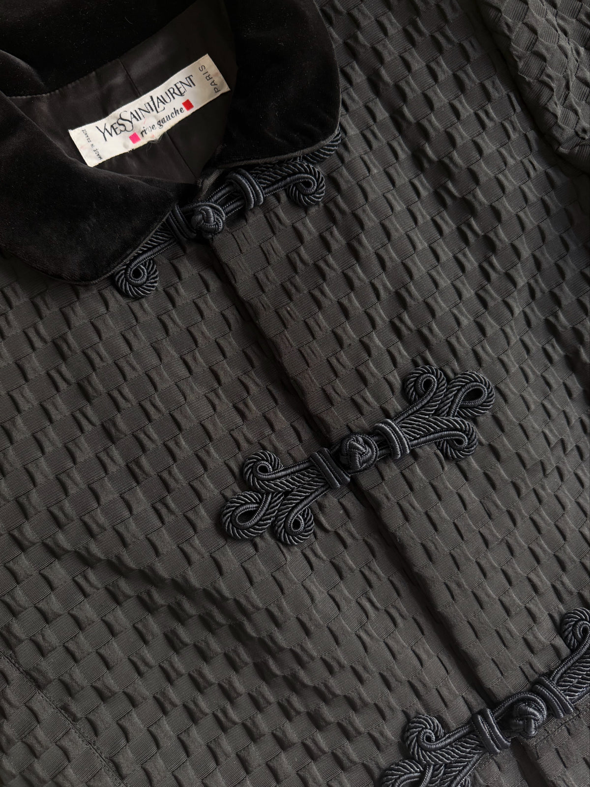 Yves Saint Laurent AW 1998 runway coat