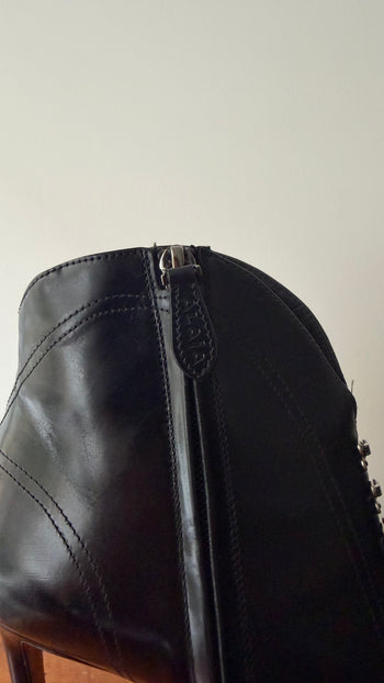 Azzedine Alaia Hook and Eye ankle boots Alaïa