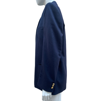 Yves Saint Laurent navy wool blazer