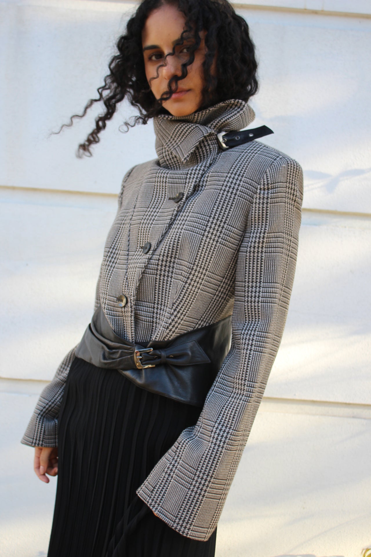 Armani Collezioni high-neck jacket