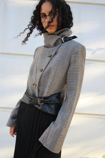 Armani Collezioni high-neck jacket