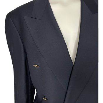 Yves Saint Laurent vintage double breasted navy blazer